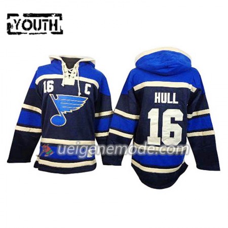 Kinder Eishockey St. Louis Blues Brett Hull 16 Blau Sawyer Hooded Sweatshirt